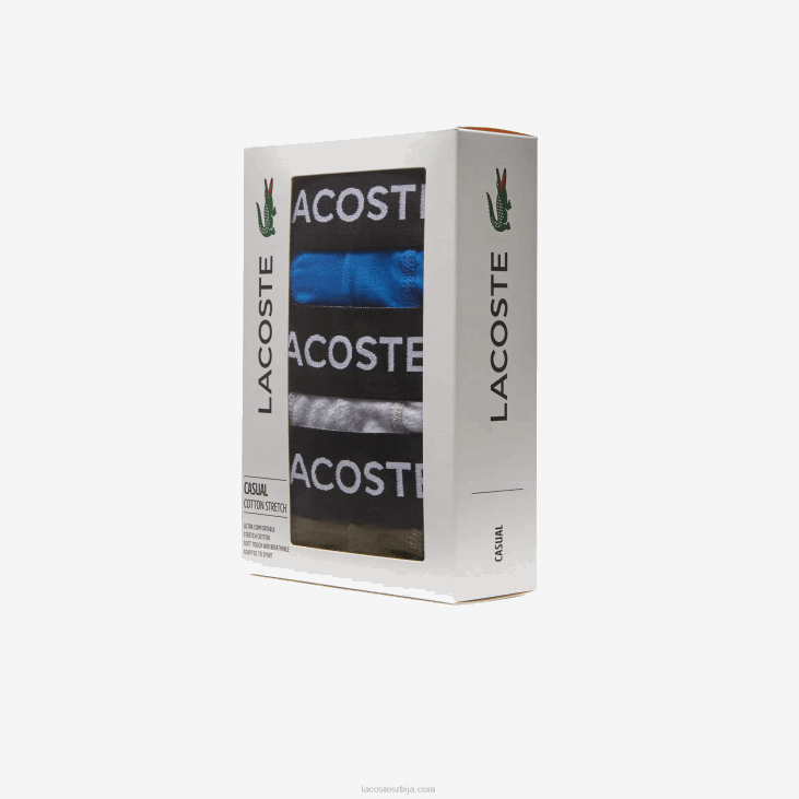 мушкарци легендарни тробојни ковчег око струка 3 ком 86881348 сива кинеска каки зелена плава 8вз Lacoste