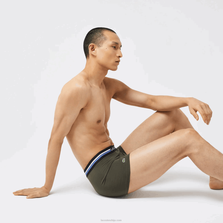 мушкарци легендарни тробојни ковчег око струка 3 ком 86881348 сива кинеска каки зелена плава 8вз Lacoste