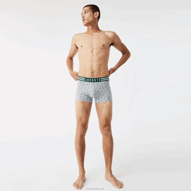 мушкарци пругасти струк растезљив памучни ковчег 3 ком 86881396 сива цхине бела тамноплава тиа Lacoste