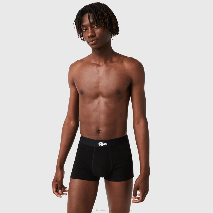 мушкарци ковчег од растегљивог памука 3 ком 86881431 црно сиво кине бело екд Lacoste