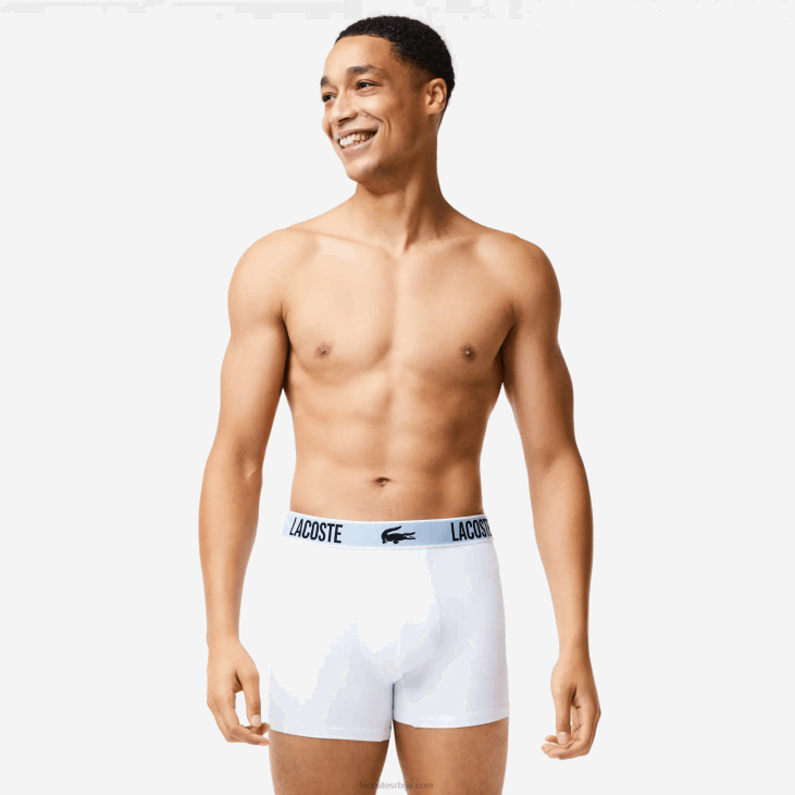 мушкарци пртљажник од рециклираног полиестера 3 ком 86881561 црна тамно сива бела схк Lacoste