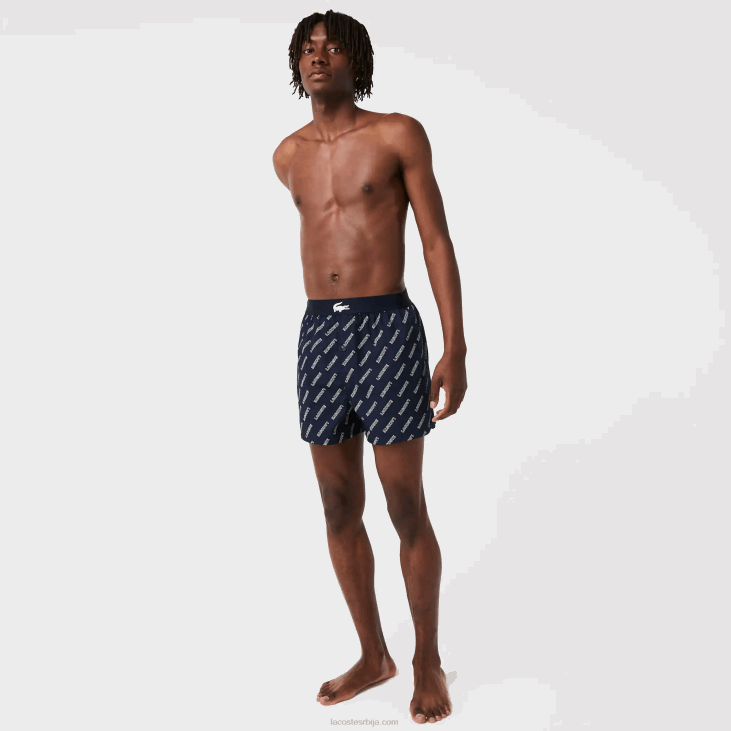 мушкарци ултра-меки памучни боксер 3 ком 86881578 тегет вуц Lacoste