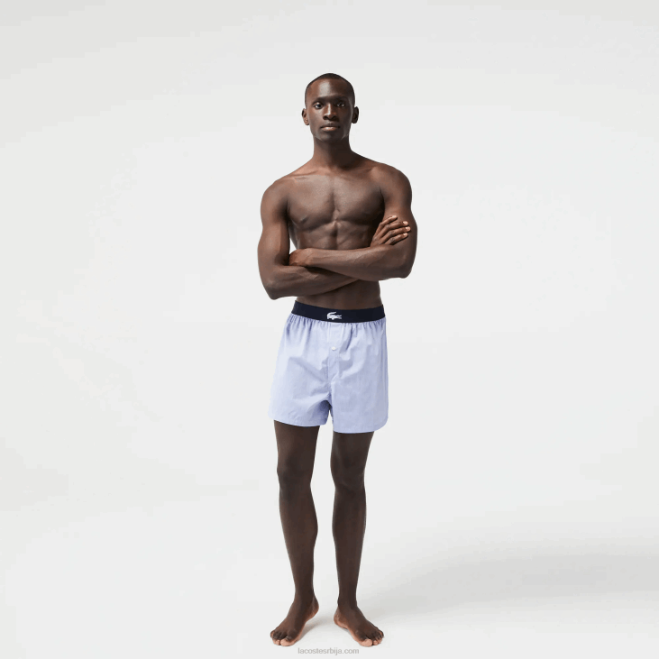 мушкарци ултра-меки памучни боксер 3 ком 86881578 тегет вуц Lacoste