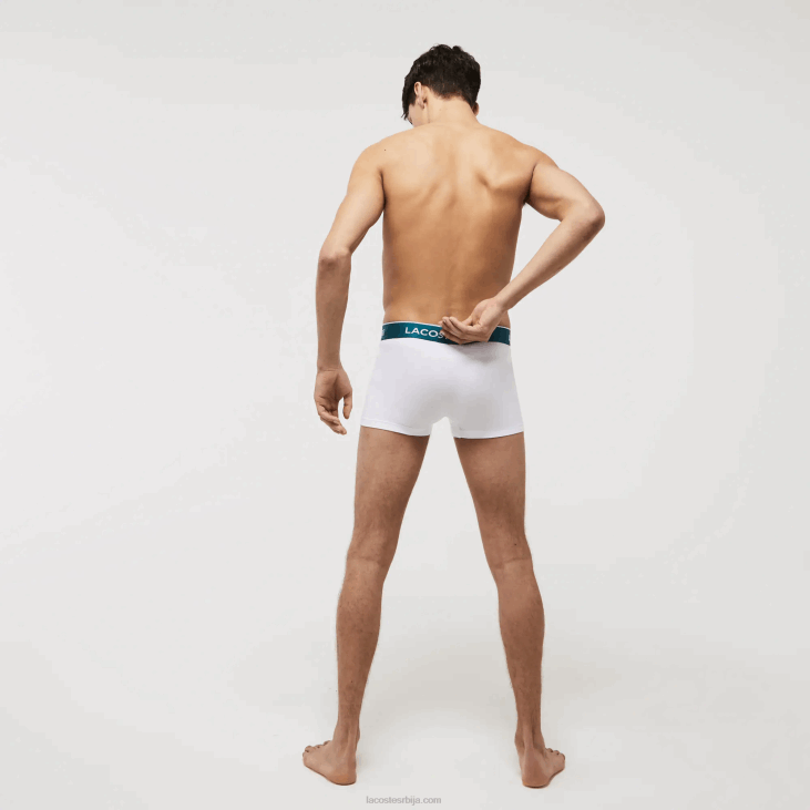 мушкарци цасуал боксерице 3-пацк 8688483 бела 001 Lacoste