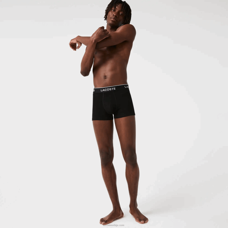 мушкарци цасуал боксерице 3-пацк 8688484 црна 031 Lacoste