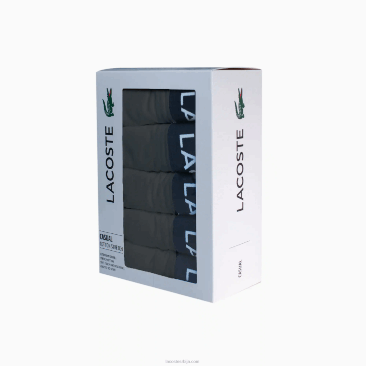 мушкарци Памучне ковчеге од 5 ком 86881414 сива кб4 Lacoste