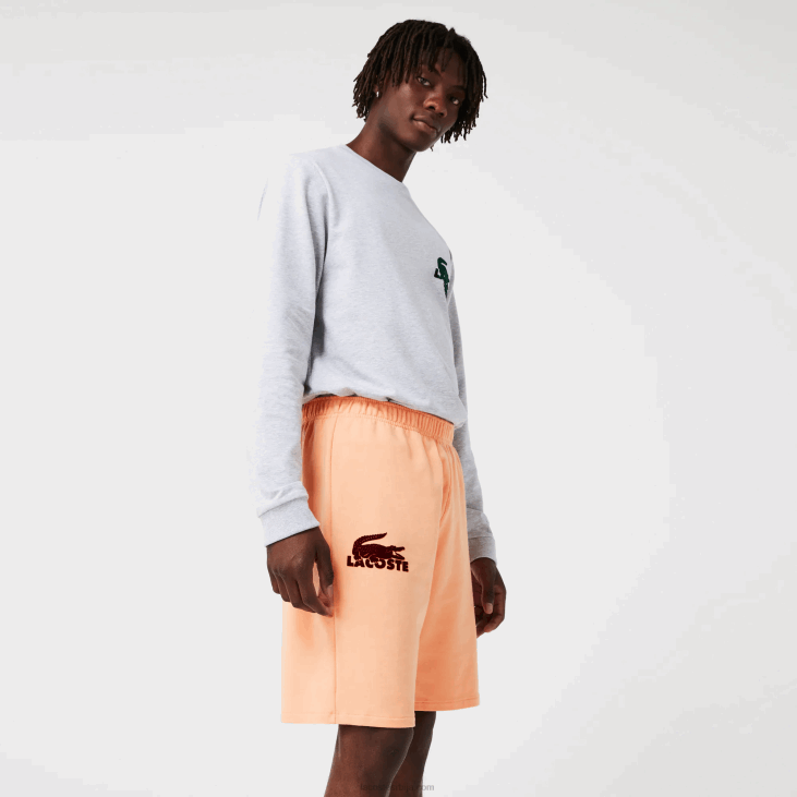 мушкарци лоунге шортс од велур крокодил памука 86881482 светло наранџасти бордо рз6 Lacoste