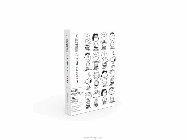 мушкарци лацосте к пеанутс дуге боксерице од органског памука 86881638 сиви кине цца