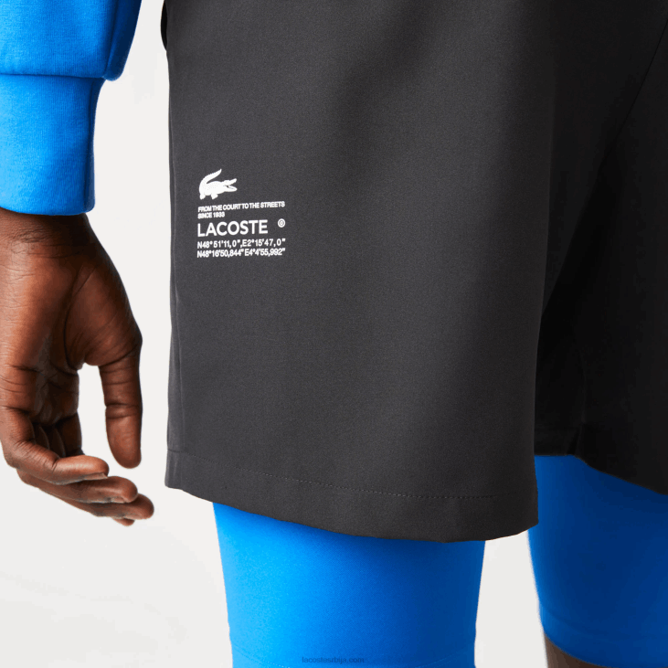 мушкарци спортски уграђени шортс 3-у-1 86881423 црно плава 985 Lacoste