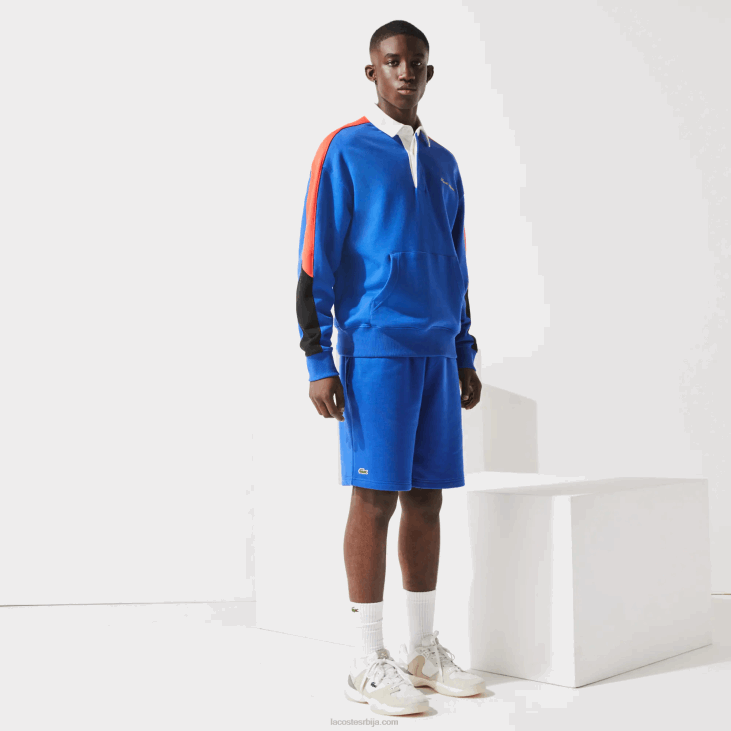 мушкарци спортски тениски флис шорц 86881339 блуе хјм Lacoste