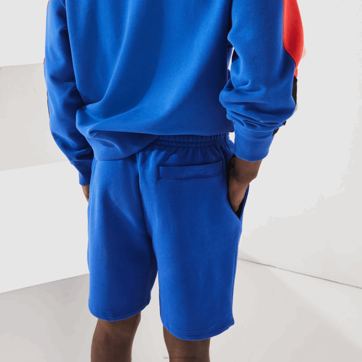 мушкарци спортски тениски флис шорц 86881339 блуе хјм Lacoste