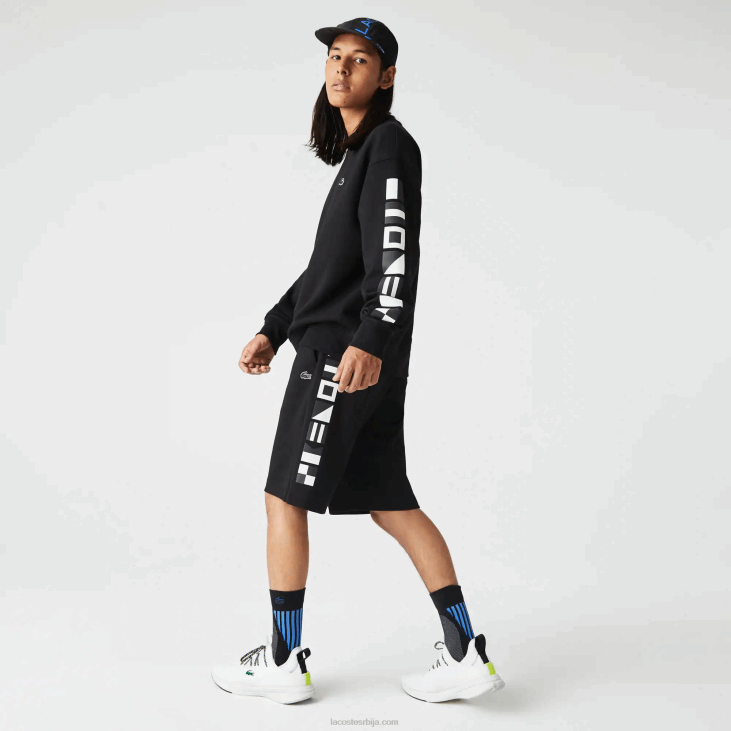 мушкарци шортс са рефлектујућим принтом 86881354 црна 031 Lacoste