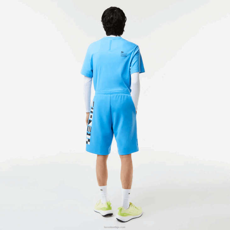 мушкарци шортс са рефлектујућим принтом 86881356 плава 4ка Lacoste