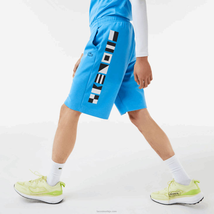 мушкарци шортс са рефлектујућим принтом 86881356 плава 4ка Lacoste