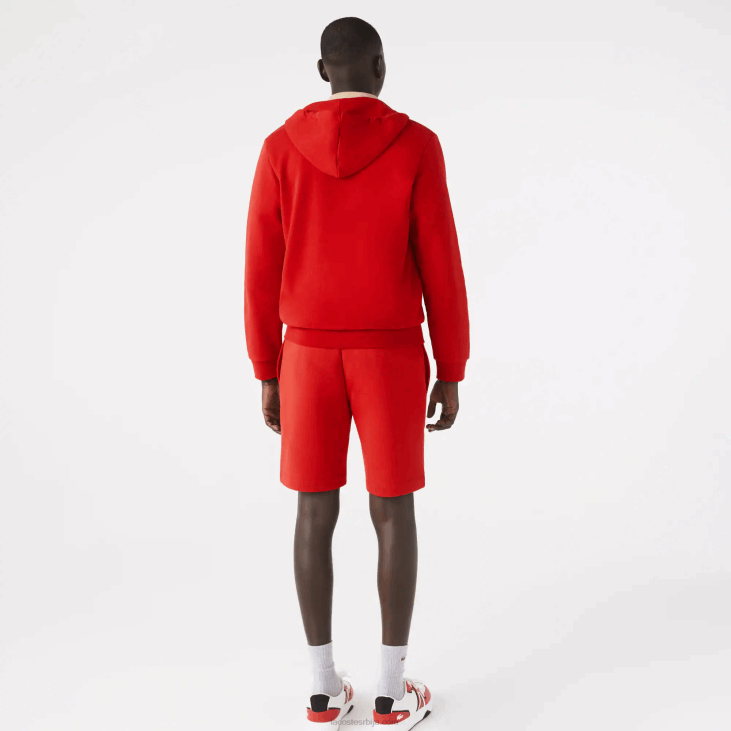 мушкарци шортс од органског брушеног памука 86881373 црвена 240 Lacoste