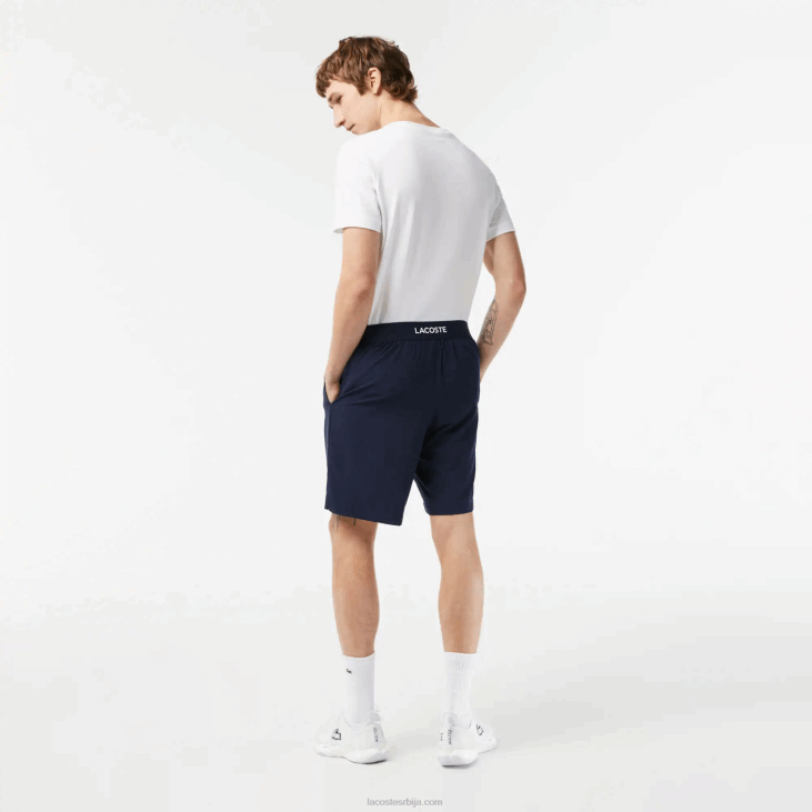 мушкарци спортски ултра-лаки шортс 86881411 тамноплава бела 525 Lacoste