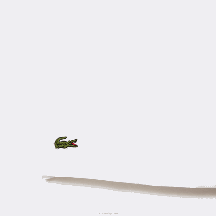 мушкарци спортски тениски шортс од чврстог дијамантског ткања 86881442 бела 001 Lacoste