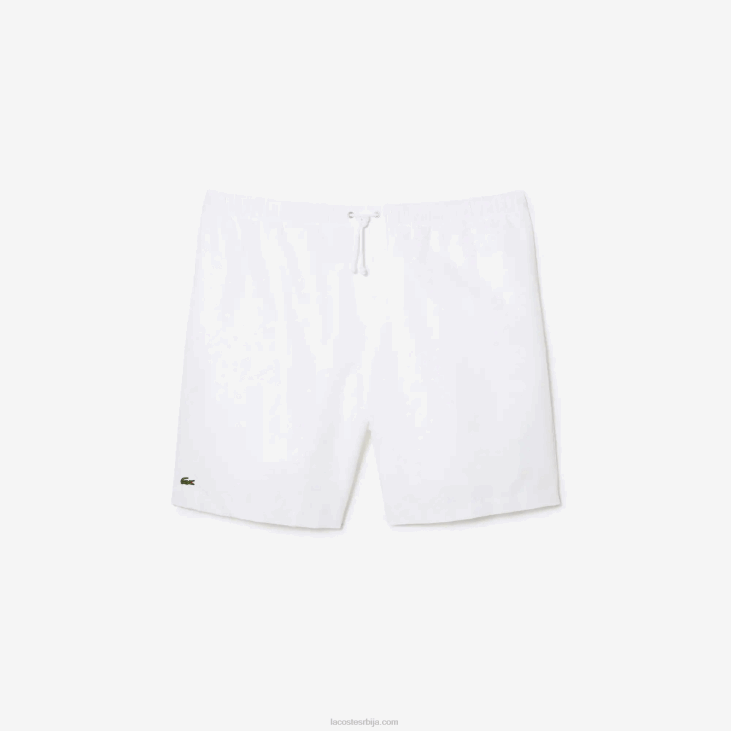 мушкарци спортски опуштени шортс са поставом од дреса - плус сизе - велики 86881446 бела 001 Lacoste