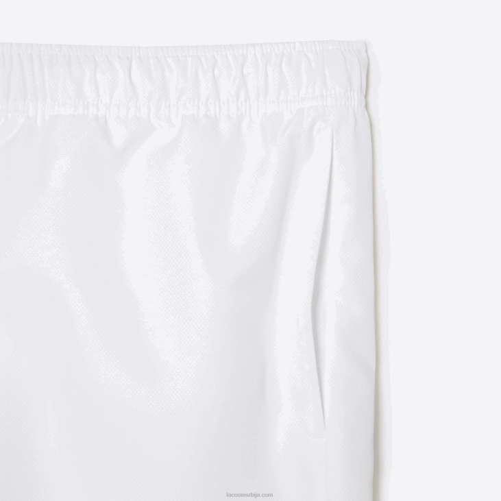 мушкарци спортски опуштени шортс са поставом од дреса - плус сизе - велики 86881446 бела 001 Lacoste