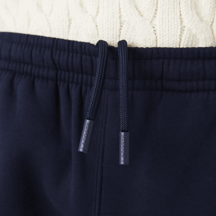 мушкарци шортс од брушеног флиса у колор блоку 86881516 тегет жута 144 Lacoste