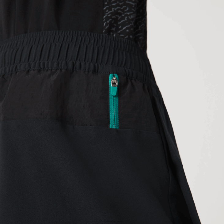 мушкарци спортски слојевити шортс 86881545 црно зелено бело 9аз Lacoste