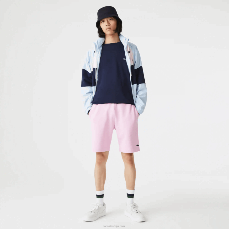 мушкарци шортс од органског брушеног памука 86881576 розе з4х Lacoste