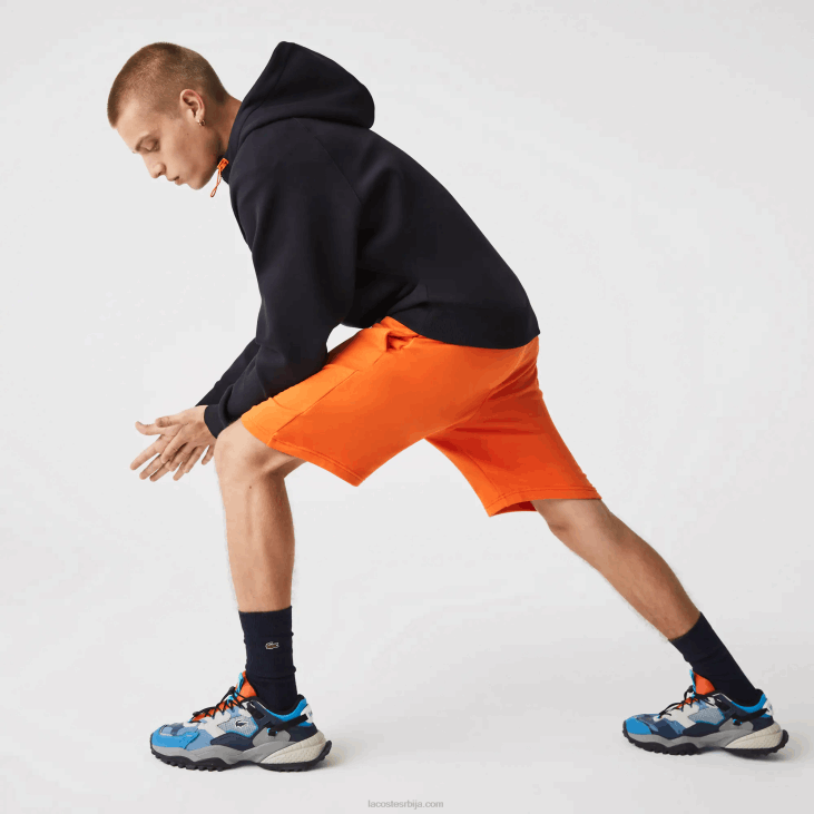 мушкарци спортски тениски флис шорц 86881577 наранџаста тв1 Lacoste