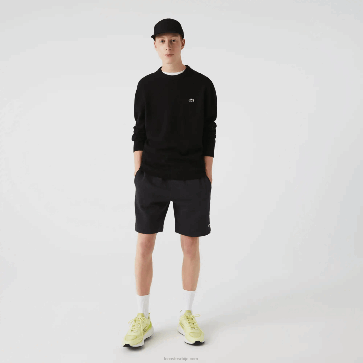 мушкарци шортс од органског брушеног памука 86881597 сива ел6 Lacoste