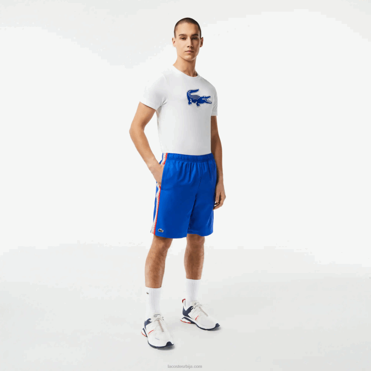 мушкарци тениски шорц од рециклираног полиестера 868818 блуе ккб Lacoste