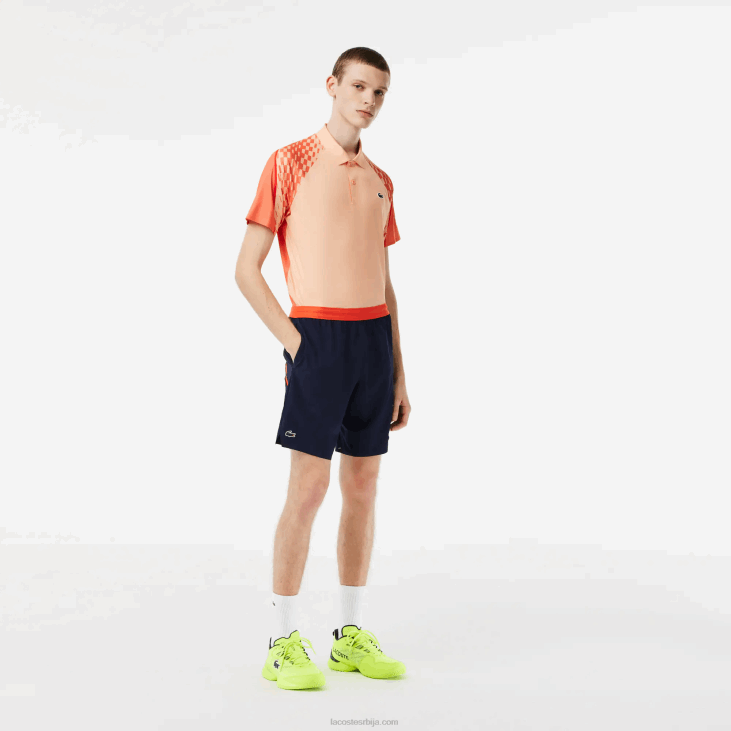 мушкарци тенис х новак ђоковић шорц 8688408 тамноплава 166 Lacoste