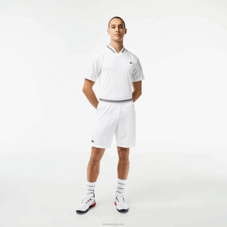 мушкарци тенисице к даниил медведев мрежасте панталоне 8688428 бела 001 Lacoste