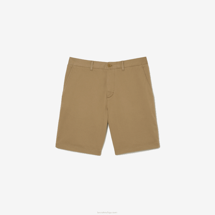 мушкарци бермуде од органског памука регуларног облика 8688438 беж цб8 Lacoste