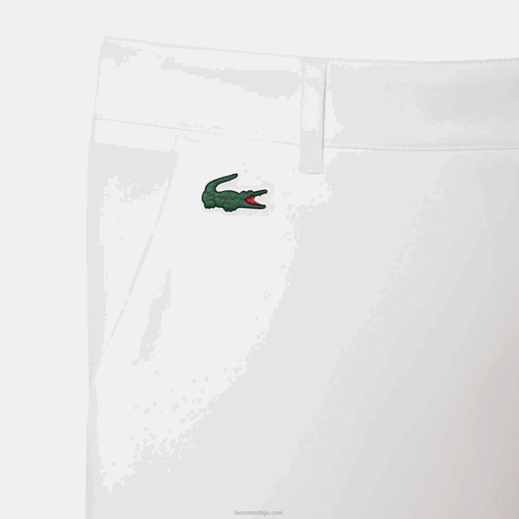 мушкарци спортске лагане растезљиве шорц за голф 8688442 бела 70в Lacoste
