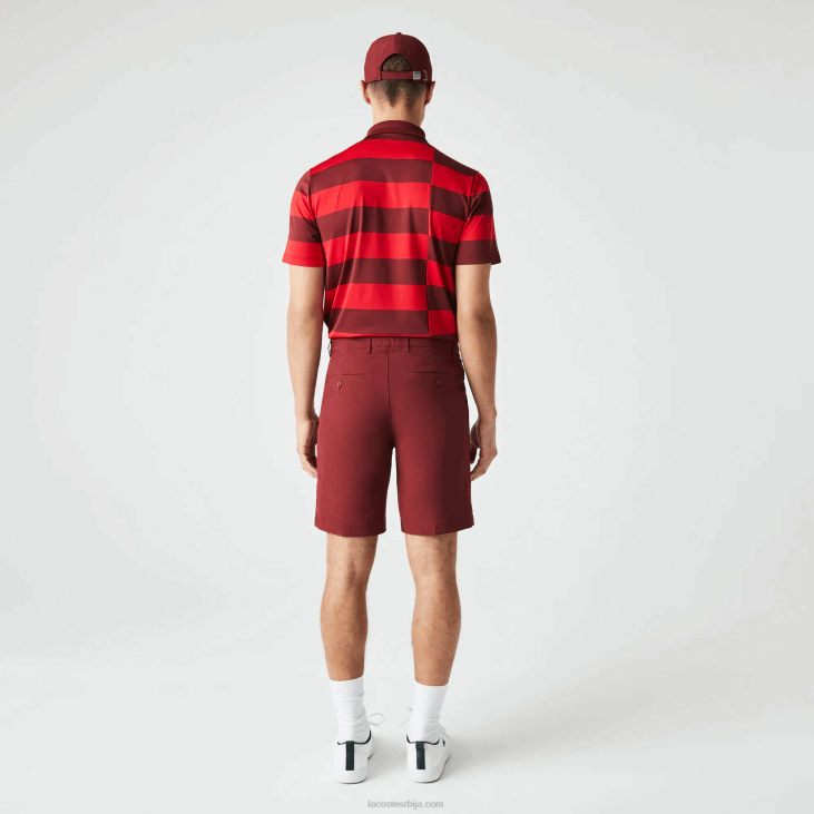 мушкарци спортске лагане растезљиве шорц за голф 8688445 бордо зс1 Lacoste
