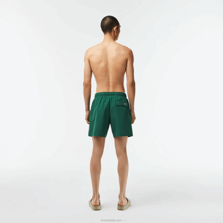мушкарци брзосушеће купаће гаће са путном торбом 8688519 зелена 132 Lacoste