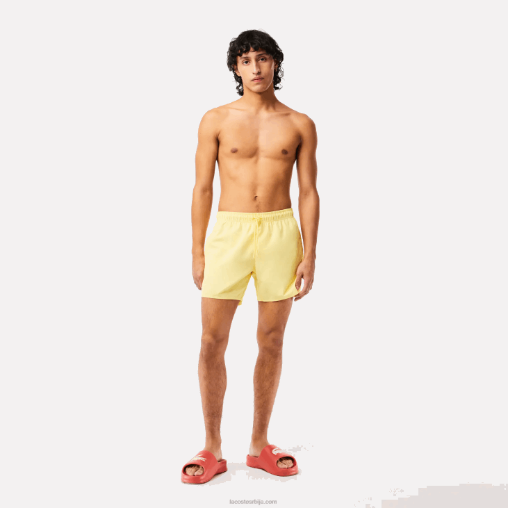 мушкарци лагани брзосушећи шорц за купање 8688539 жуто зелено 7ш Lacoste