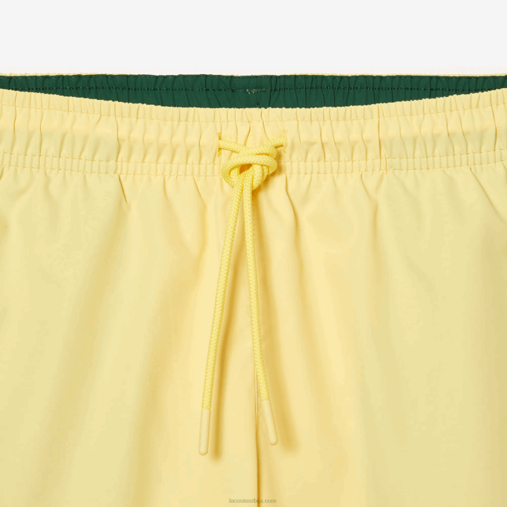 мушкарци лагани брзосушећи шорц за купање 8688539 жуто зелено 7ш Lacoste