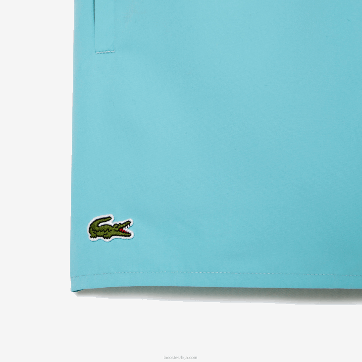 мушкарци лагани брзосушећи шорц за купање 8688543 тиркизно зелен вии Lacoste