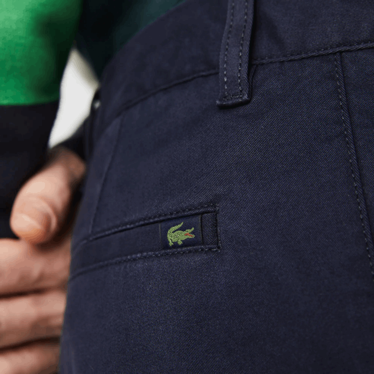 мушкарци слим фит стреч габардин шортс 8688554 тамноплава 166 Lacoste