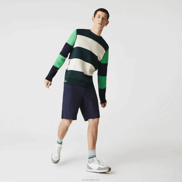 мушкарци слим фит стреч габардин шортс 8688554 тамноплава 166 Lacoste