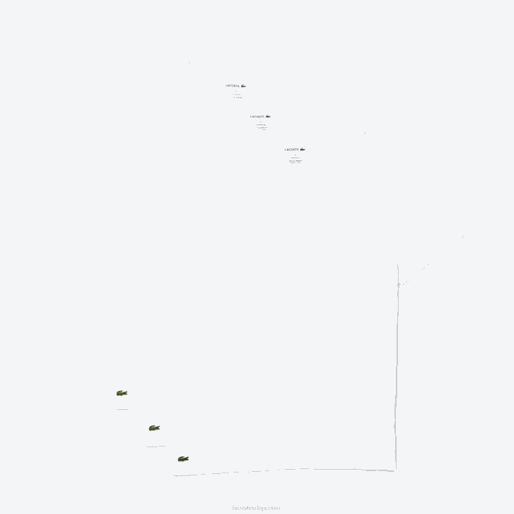 мушкарци памучна дневна мајица са в-изрезом 3 ком 86881335 бела 001 Lacoste