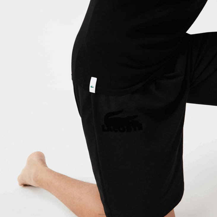 мушкарци памучна мајица са округлим изрезом 3 ком 86881351 црна 031 Lacoste