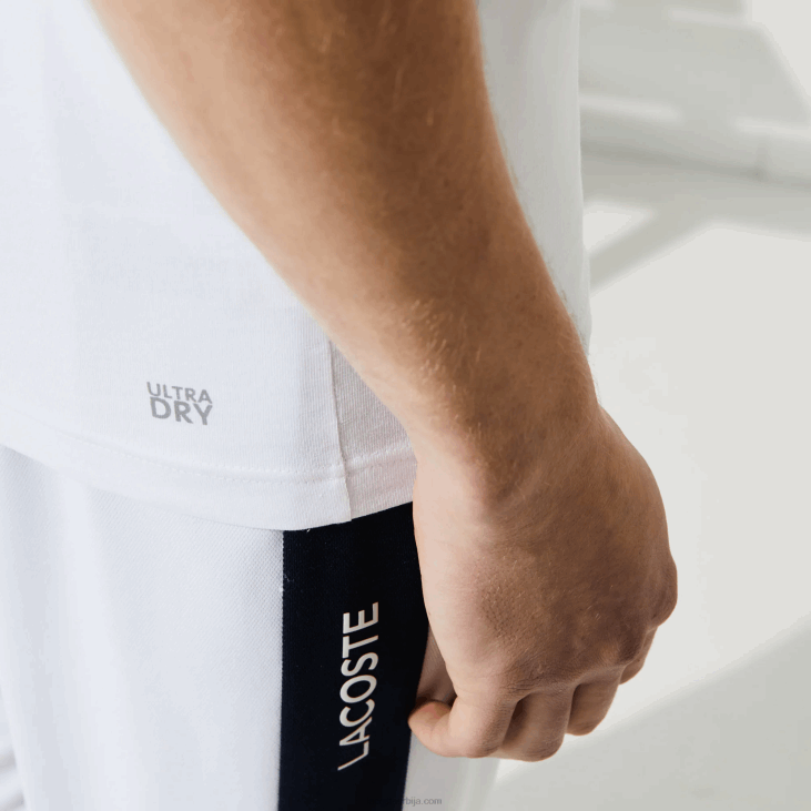 мушкарци спортска мајица од крокодила са 3д принтом од прозрачног дреса 868889 бела тамноплава 522 Lacoste