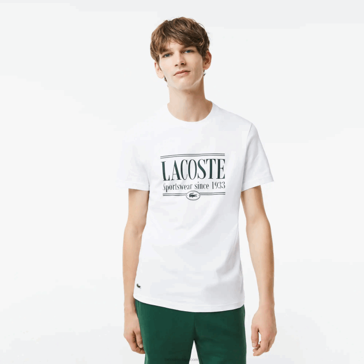 мушкарци мајица стандардног дреса 8688106 бела 001 Lacoste