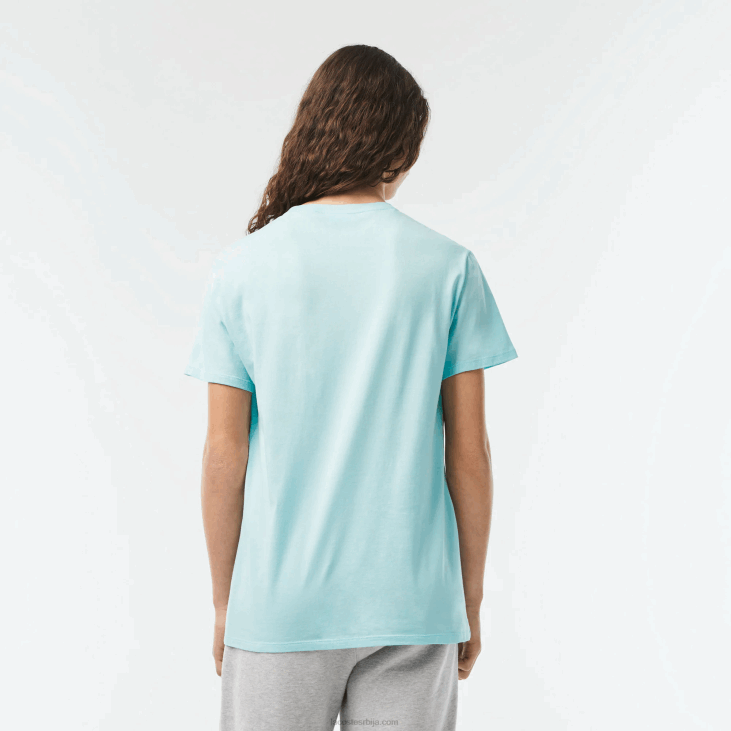 мушкарци мајица од пима памучног дреса са округлим изрезом 8688112 минт лгф Lacoste