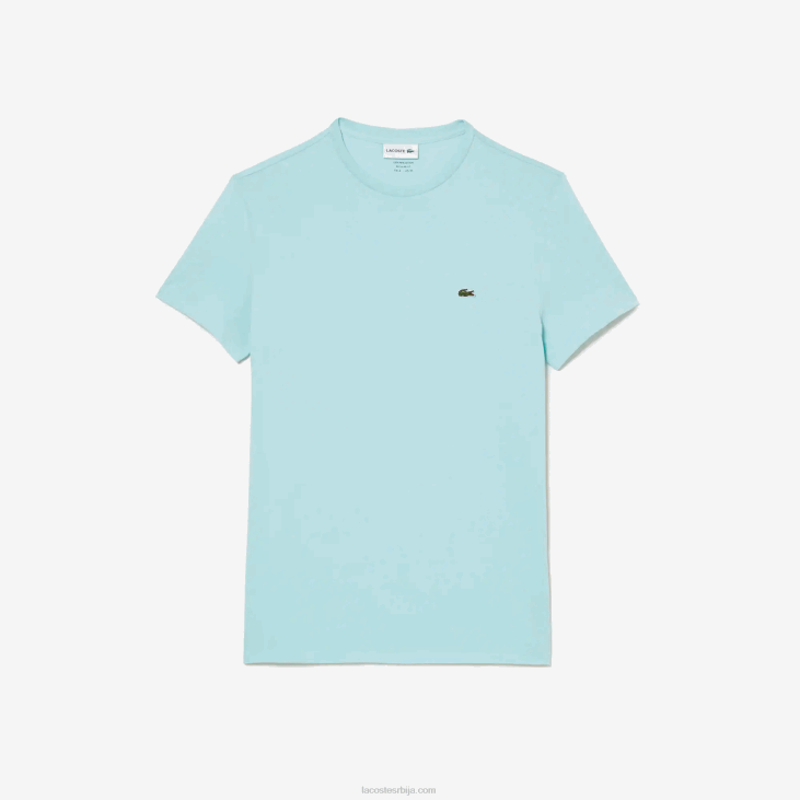 мушкарци мајица од пима памучног дреса са округлим изрезом 8688112 минт лгф Lacoste