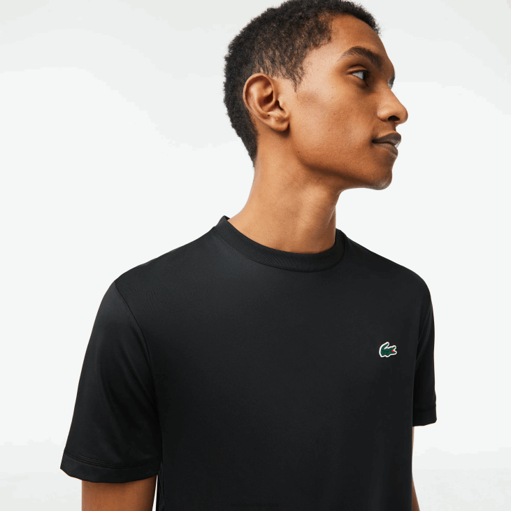 мушкарци спортска мајица од растезљивог дреса слим фит 8688118 црна 031 Lacoste
