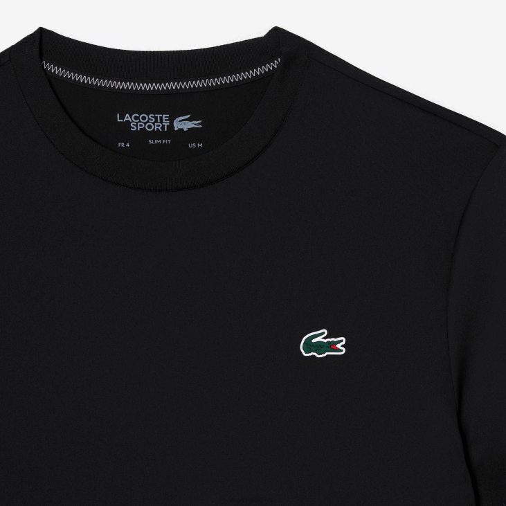 мушкарци спортска мајица од растезљивог дреса слим фит 8688118 црна 031 Lacoste