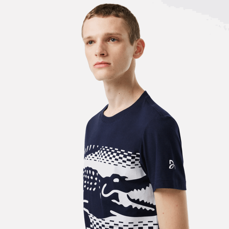 мушкарци мајица тенис к новак ђоковић 8688153 тамноплава 166 Lacoste