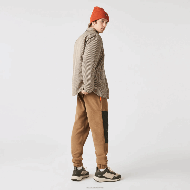 мушкарци Водоодбојна мајица са одштампаним чековима 86881549 беж тамноплава каки зелена 87е Lacoste